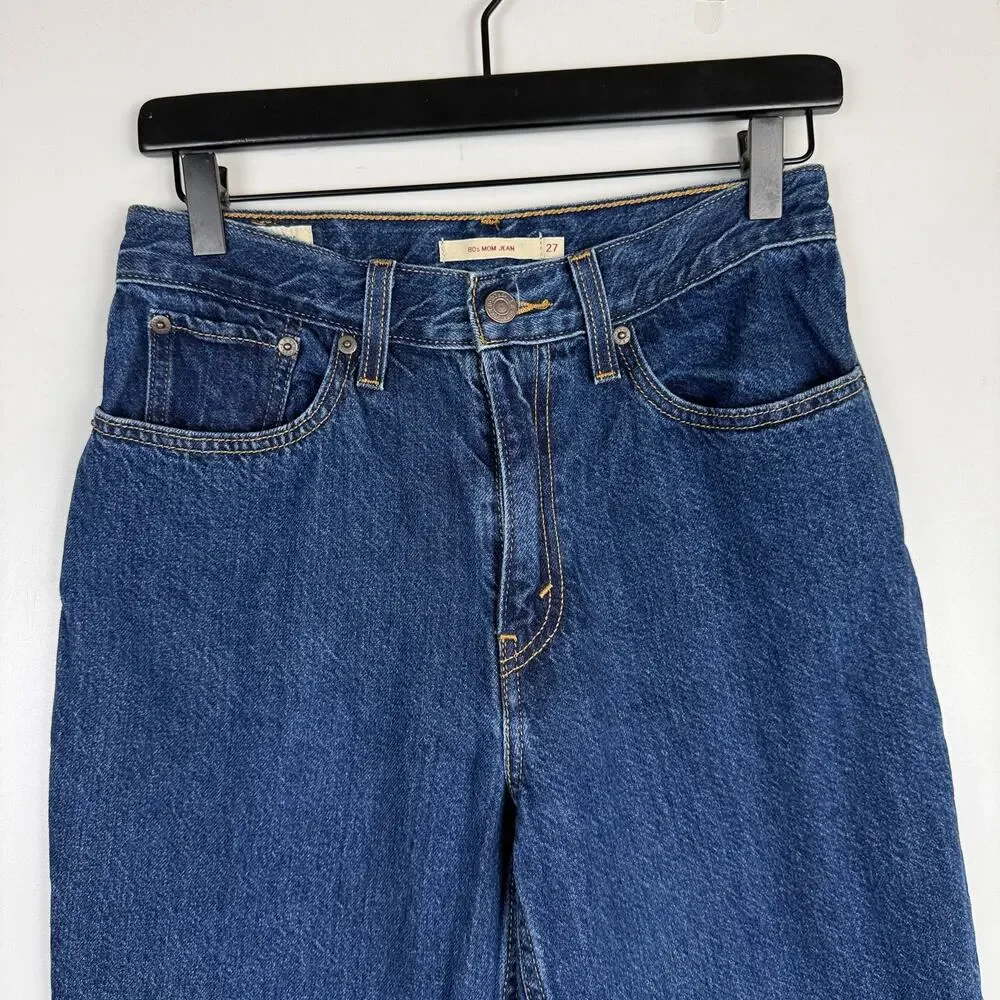 Levi's Premium 80's Mom Jean Tapered Blue High Rise A3506 - 27 W27 L28